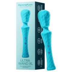   FemmeFunn Ultra Wand XL - Premium Vibrating Massager (Turquoise)