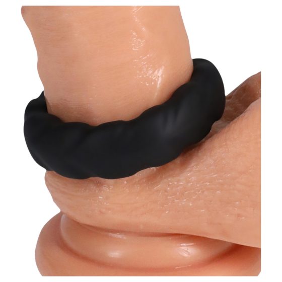 Doc Johnson Fat Tire - Thick Black Silicone Cock Ring