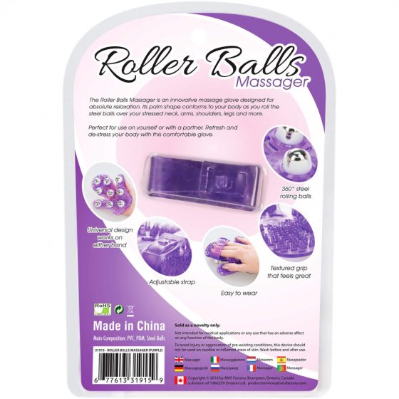 Massage Roller Balls Attachment - Purple