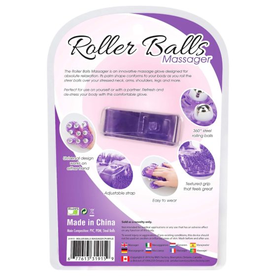 Massage Roller Balls Attachment - Purple