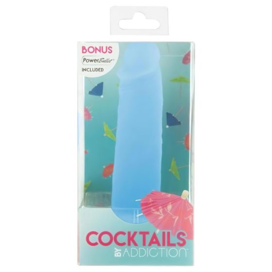 Addiction Cocktails - Sturdy, Silicone Dildo (Blue)