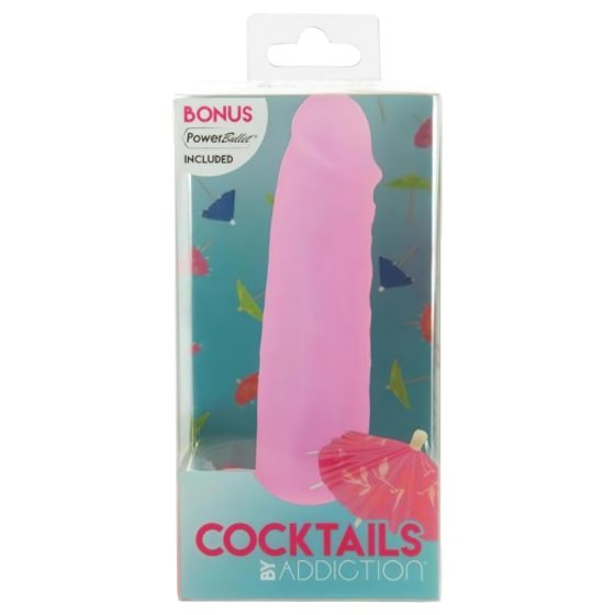 Addiction Cocktails - Sturdy Silicone Dildo (Pink)