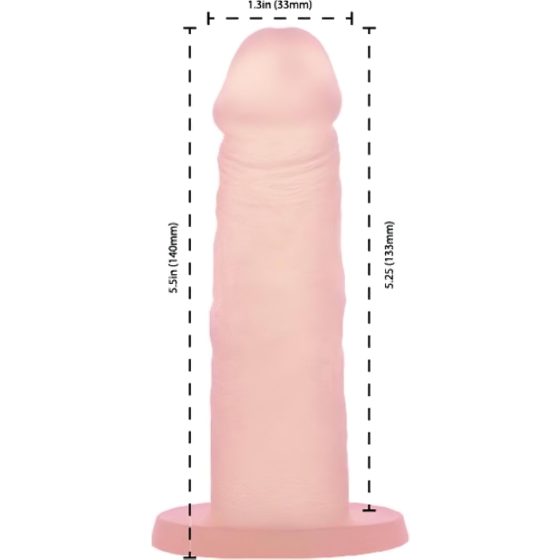 Addiction Cocktails - Silicone Dildo (Peach)