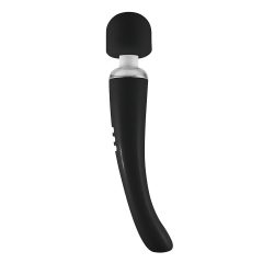   Elegant Love Magic Wand - Rechargeable Massager Vibrator (Black)