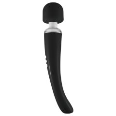   Elegant Love Magic Wand - Rechargeable Massager Vibrator (Black)