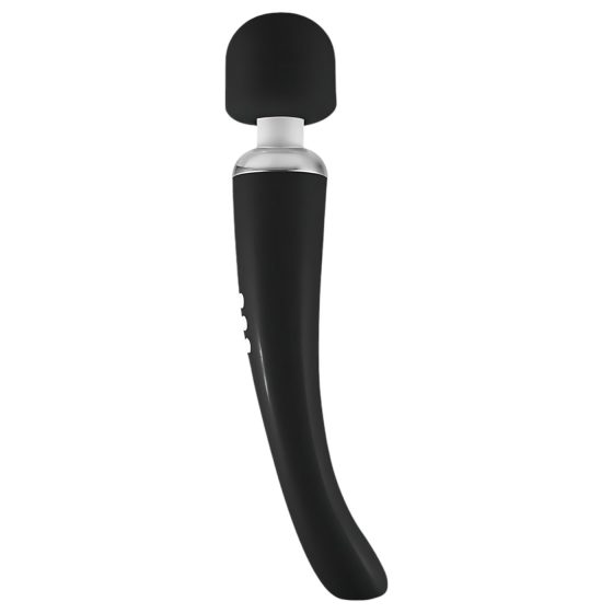 Elegant Love Magic Wand - Rechargeable Massager Vibrator (Black)