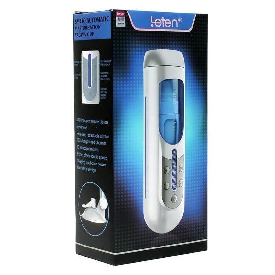 LETEN SM380 - rechargeable, up and down moving super masturbator