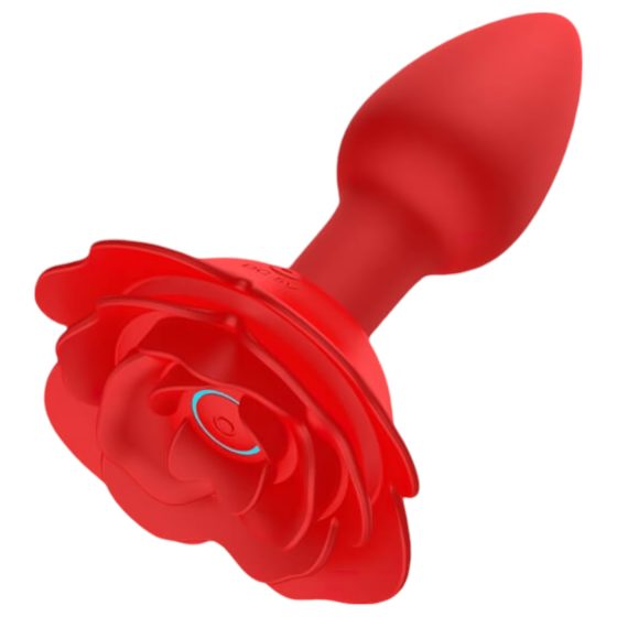 Lonely Rose - Rechargeable, Wireless Anal Vibrator (Red)