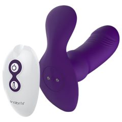   Nalone Marley - Rechargeable, Warming, Radio-Controlled Prostate Vibrator (Purple)