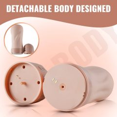   Lonely - cordless suction vibrating mouth masturbator (natural)