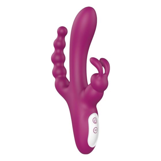 Sex HD Joker - Rechargeable, Waterproof Triple-Arm Vibrator (Purple)