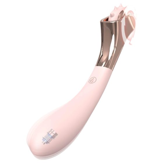 Sex HD - Rechargeable, Waterproof Vibrator with Stimulation Wheel (Pink)