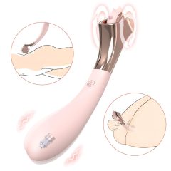   Sex HD - Rechargeable, Waterproof Vibrator with Stimulation Wheel (Pink)