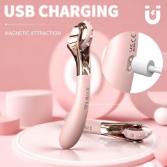   Sex HD - Rechargeable, Waterproof Vibrator with Stimulation Wheel (Pink)