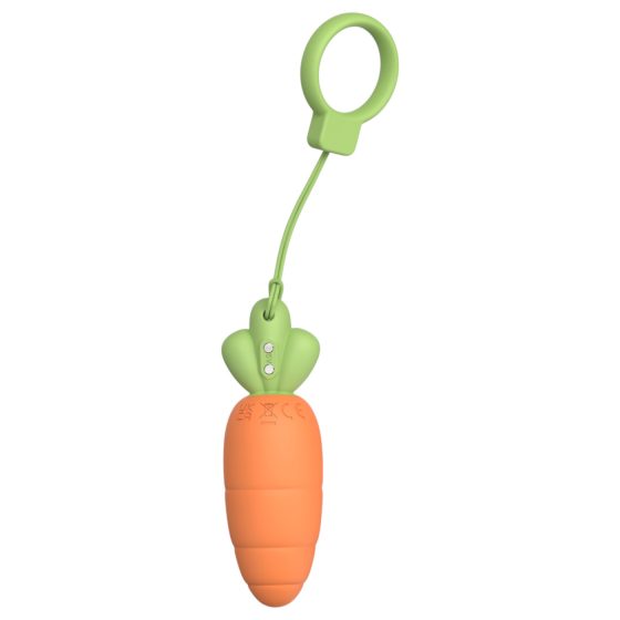 Vibrant Delight Carrot Massager (Orange)