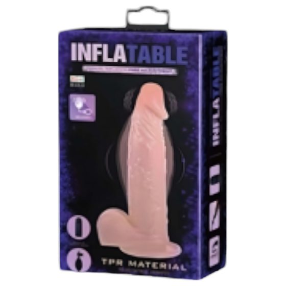 Baile Inflatable - Inflatable Realistic Vibrator (Natural)