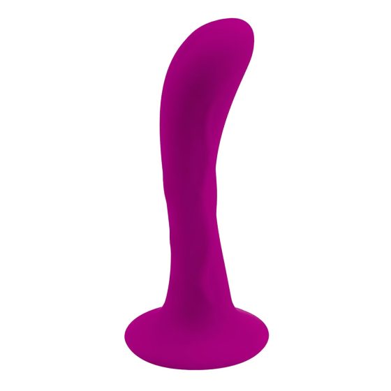 Curved Anal Dildo with Suction Cup (Pink)