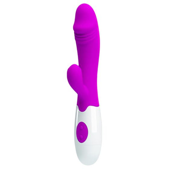 Pretty Love Snappy - Waterproof G-spot Vibrator with Clitoral Arm (Purple)