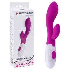   Pretty Love Brighty - Waterproof G-Spot Vibrator with Clitoral Arm (Purple)