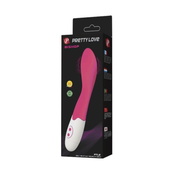 Pretty Love Bishop - Waterproof G-Spot Vibrator (Pink-White)