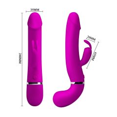   Pretty Love Henry - cordless, squirting vibrator with wand (pink)