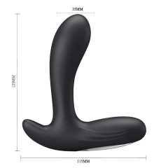 Pretty Love Backie - Prostate Vibrator (Black)