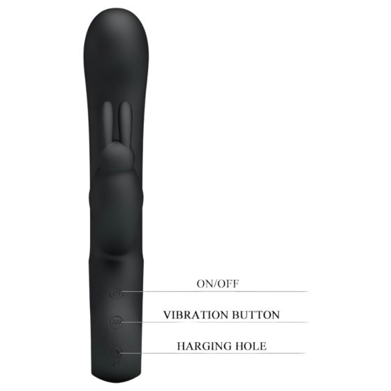 Pretty Love Webb - Rechargeable, Waterproof, Clitoral Vibrator (Black)