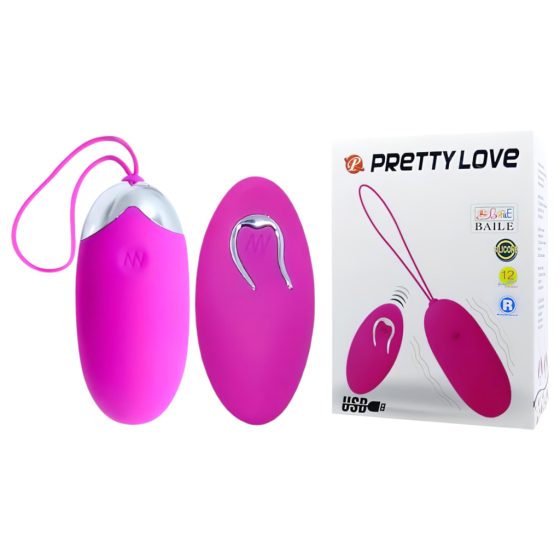 Pretty Love Berger - Rechargeable, Wireless Vibrating Egg (Pink)