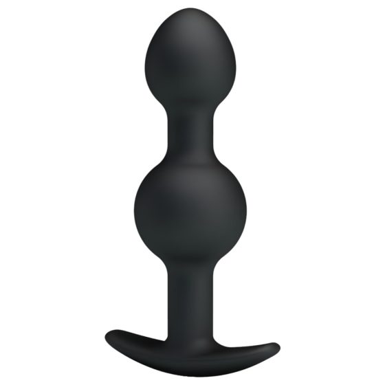 Pretty Love - Internal Ball Anal Dildo (Black)