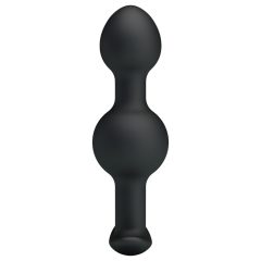 Pretty Love - Internal Ball Anal Dildo (Black)