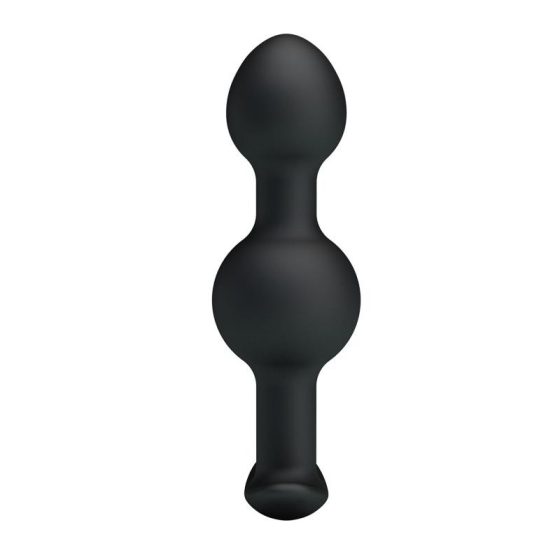 Pretty Love - Internal Ball Anal Dildo (Black)