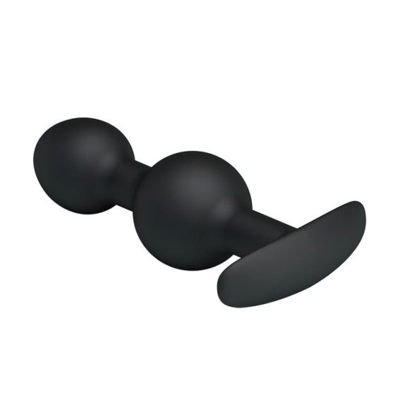 Pretty Love - Internal Ball Anal Dildo (Black)