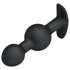 Pretty Love - Internal Ball Anal Dildo (Black)