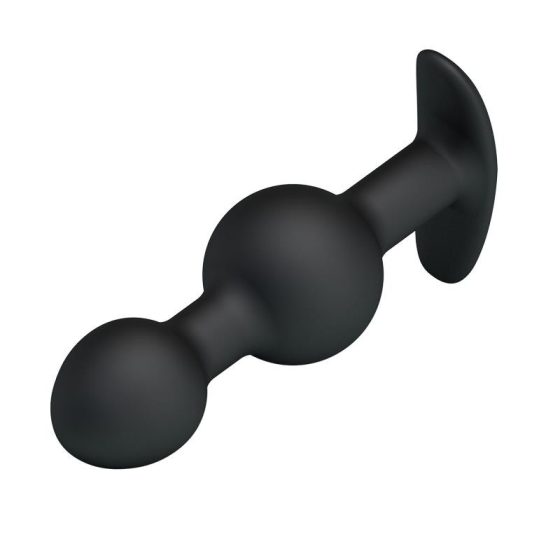 Pretty Love - Internal Ball Anal Dildo (Black)