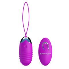   Pretty Love Jessica - Rechargeable Remote Control Vibrating Egg (Purple)