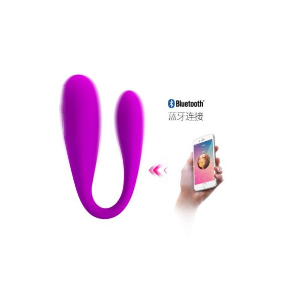 Pretty Love August - Rechargeable, Smart G-spot and Clitoral Vibrator (Pink)