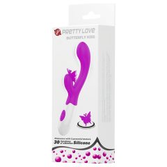   Pretty Love Butterfly Kiss - butterfly-shaped, clitoral vibrator (pink)