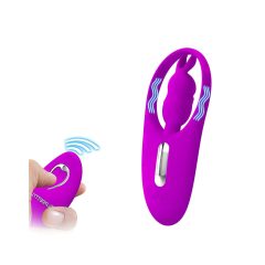   Pretty Love Wild Rabbit - Rechargeable, Wireless Bunny Clitoral Stimulator (Pink)