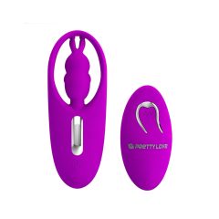   Pretty Love Wild Rabbit - Rechargeable, Wireless Bunny Clitoral Stimulator (Pink)