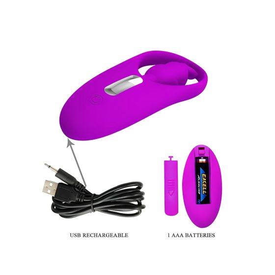 Pretty Love Wild Rabbit - Rechargeable, Wireless Bunny Clitoral Stimulator (Pink)