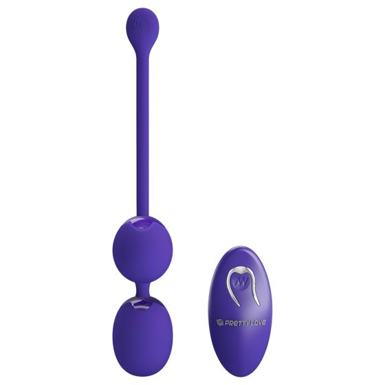 Pretty Love Willie Youth - Radio-Controlled Kegel Balls (Purple)