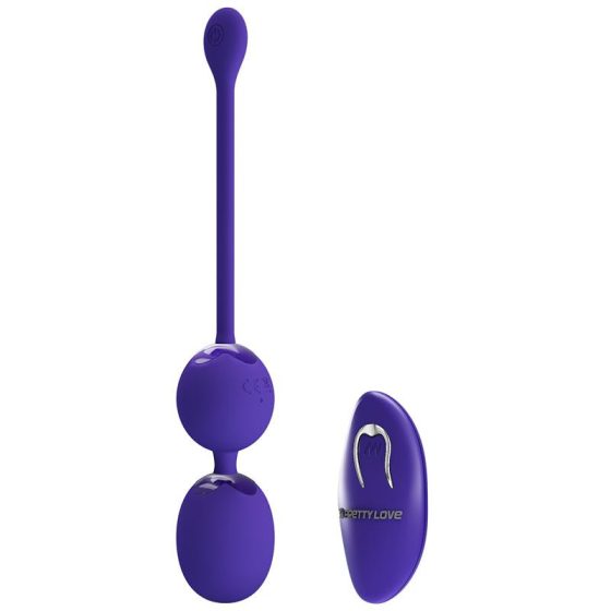 Pretty Love Willie Youth - Radio-Controlled Anal Beads (Purple)