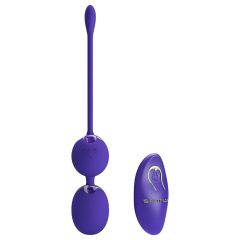   Pretty Love Willie Youth - Radio-Controlled Kegel Balls (Purple)