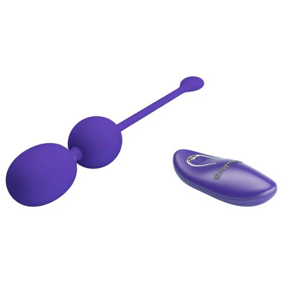 Pretty Love Willie Youth - Radio-Controlled Kegel Balls (Purple)