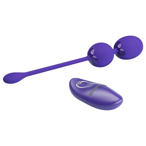 Pretty Love Willie Youth - Radio-Controlled Kegel Balls (Purple)