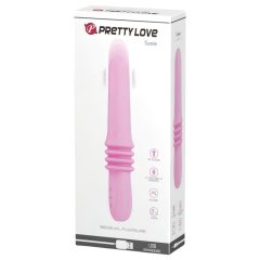   Pretty Love Susie - Rechargeable, Waterproof Thrusting Vibrator (Pink)