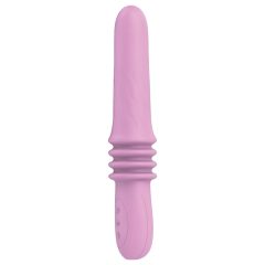   Pretty Love Susie - Rechargeable, Waterproof Thrusting Vibrator (Pink)