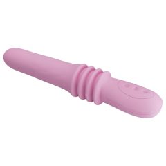   Pretty Love Susie - Rechargeable, Waterproof Thrusting Vibrator (Pink)