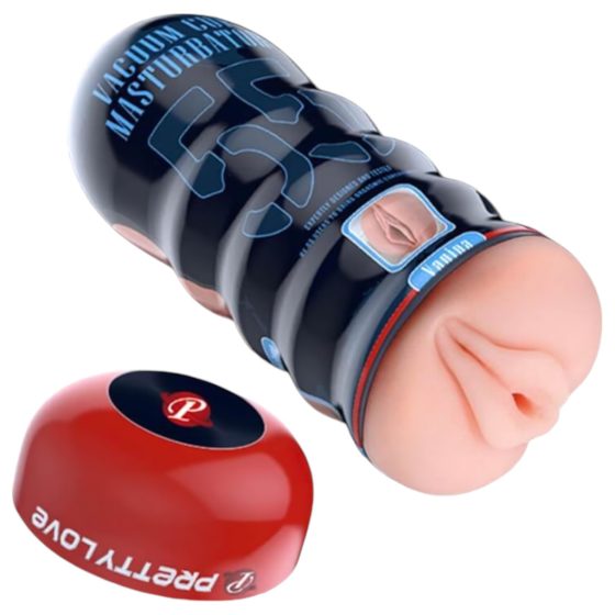 Pretty Love Vacuum Cup - Realistic Masturbator (Natural)