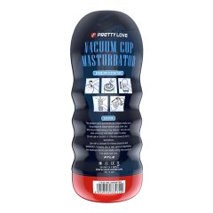 Pretty Love Vacuum Cup - Realistic Masturbator (Natural)